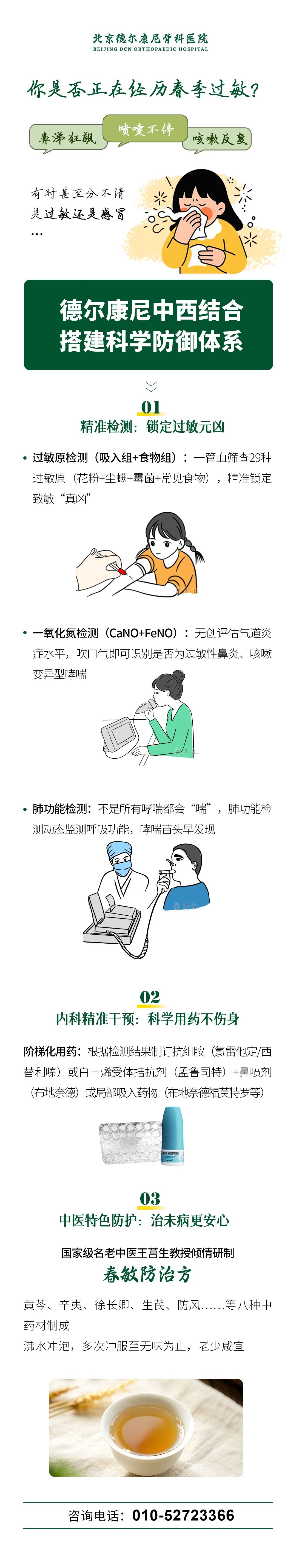 德尔康尼“春敏防御”联合诊疗方案