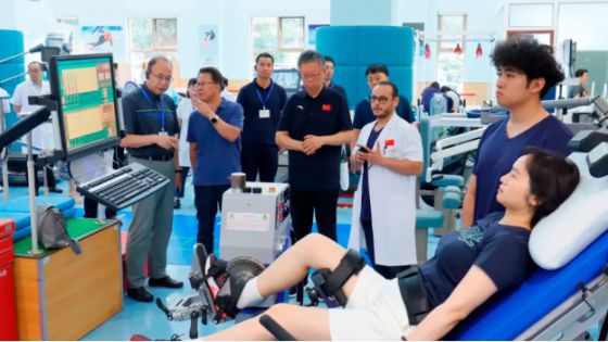 首都体育学院赴北京德尔康尼骨科医院考察调研