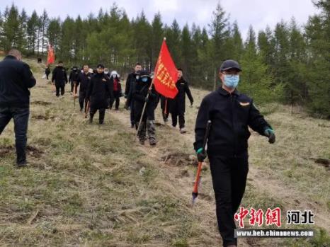 德尔康尼党支部走进塞罕坝 跟运动员一起开展共建党员示范林活动